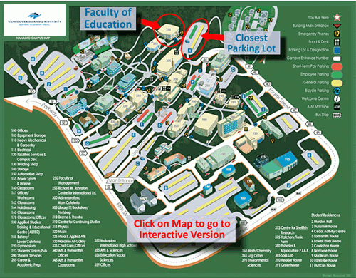 Viu Nanaimo Campus Map Map to Building Location on Campus | Education | VIU