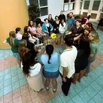 Students gather for listening circle 2026